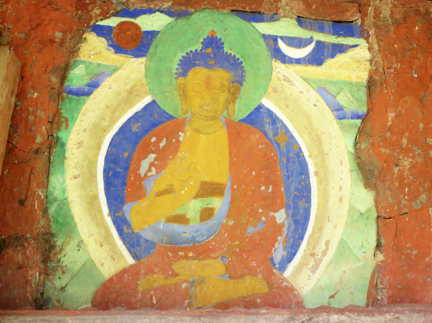 Ancient buddha fresco2